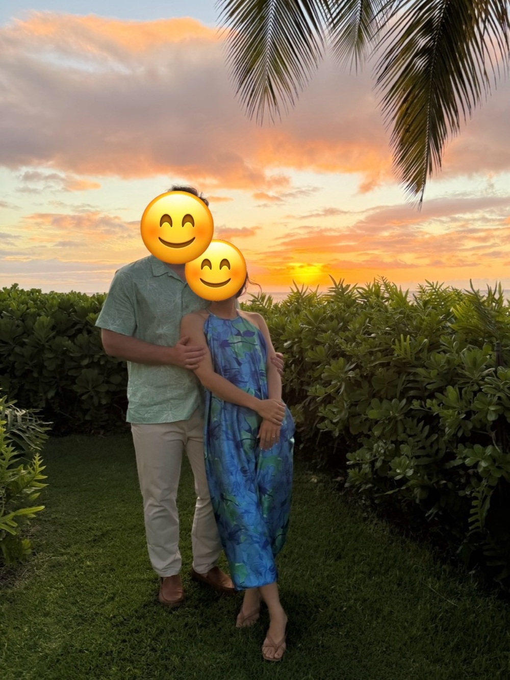 Lulus Blue-Green Tropical Midi Dress